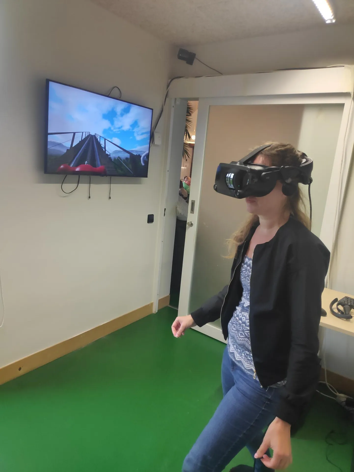 Virtuaalreaalsuse ruum Hoolekandeteenuste Tapa Kodus.
