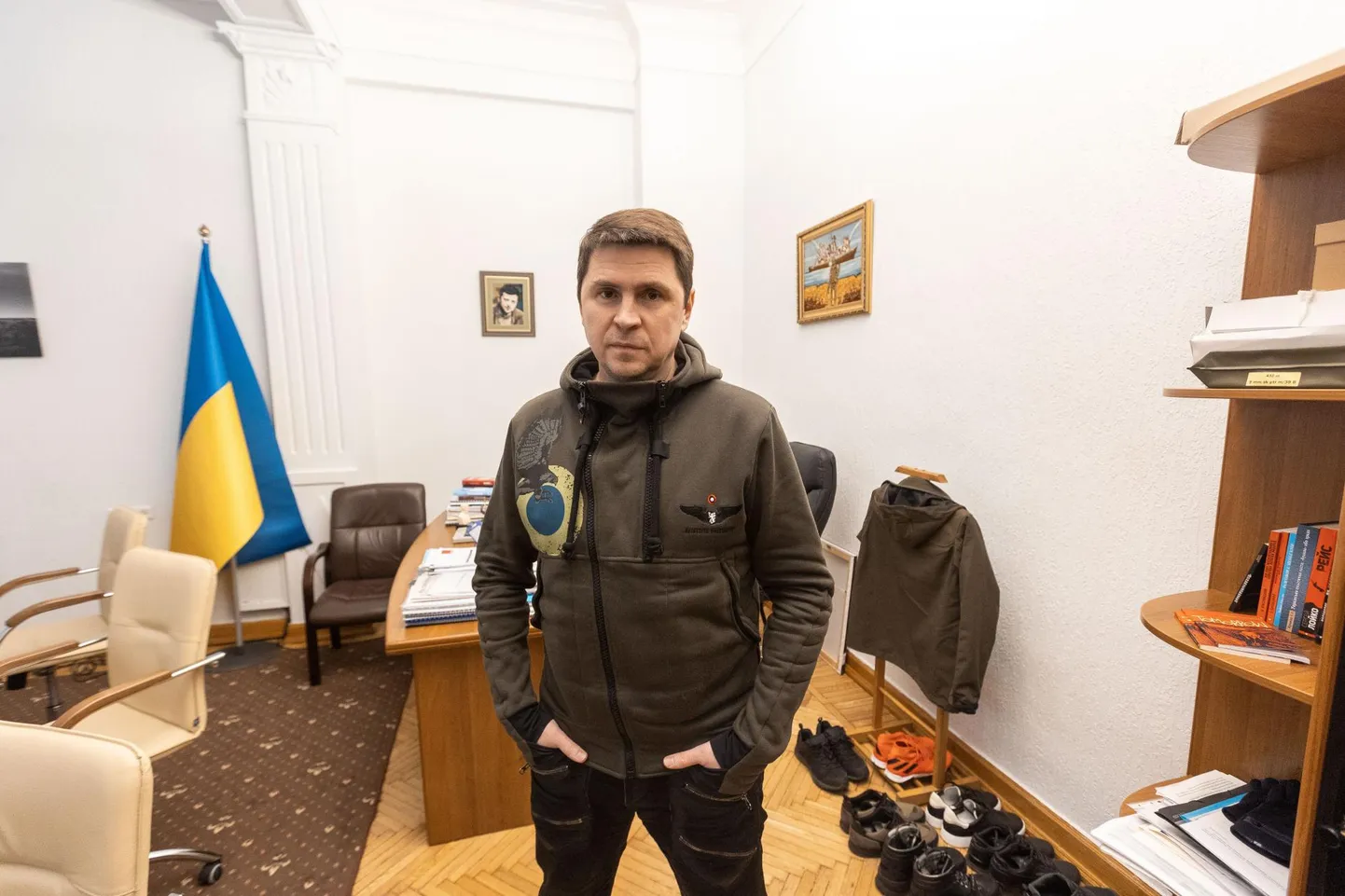 Ukraina presidendi kantselei juhi nõunik Mõhhailo Podoljak.