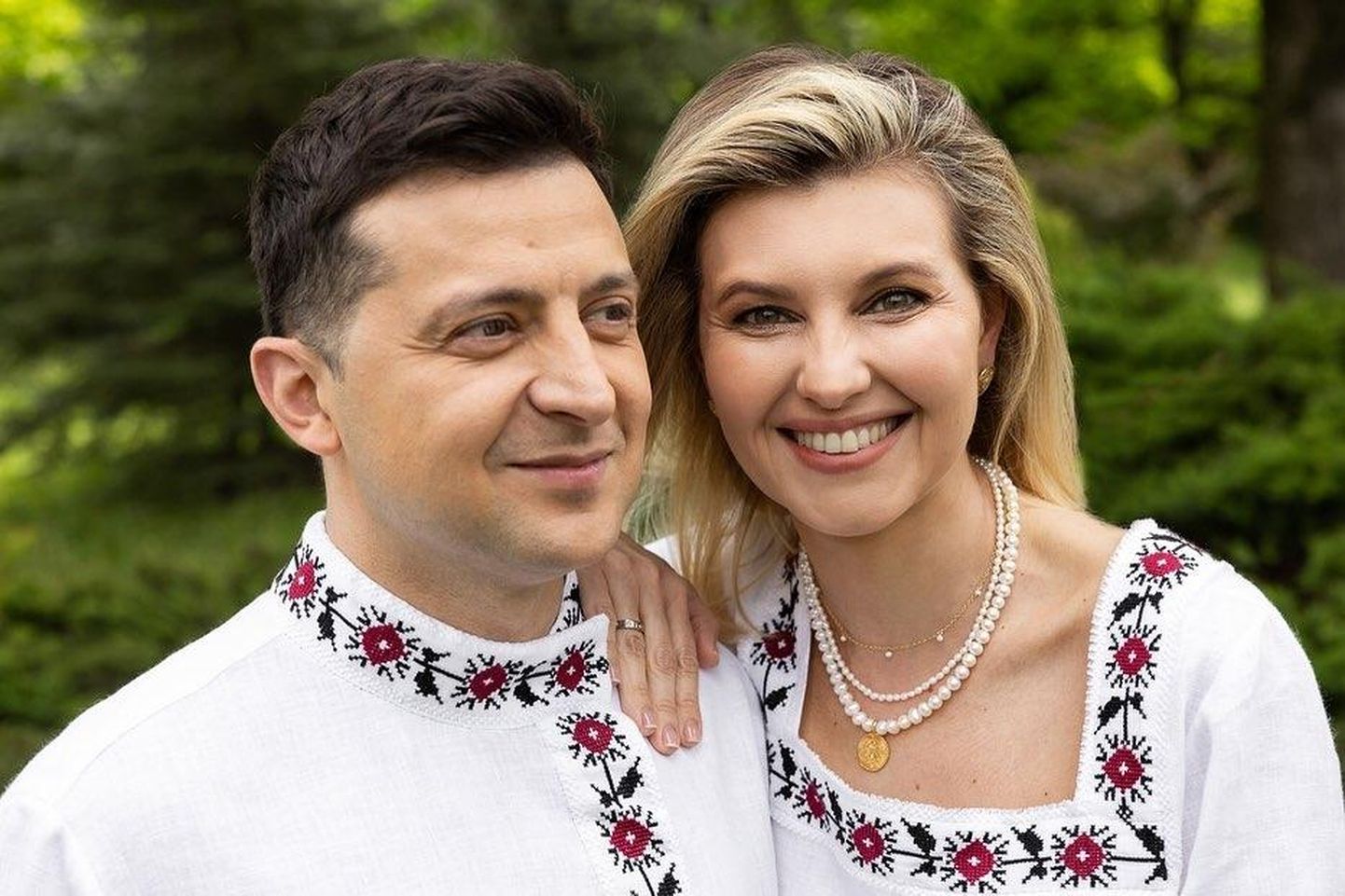 Volodõmõr ja Olena Zelenskõi FOTO: Ukraina Presidendikantselei