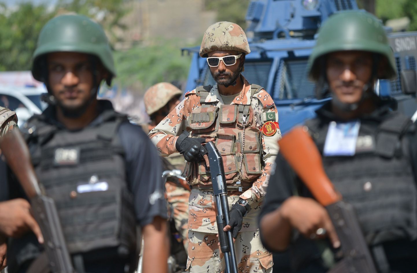 Pakistani julgeolekutöötajad.