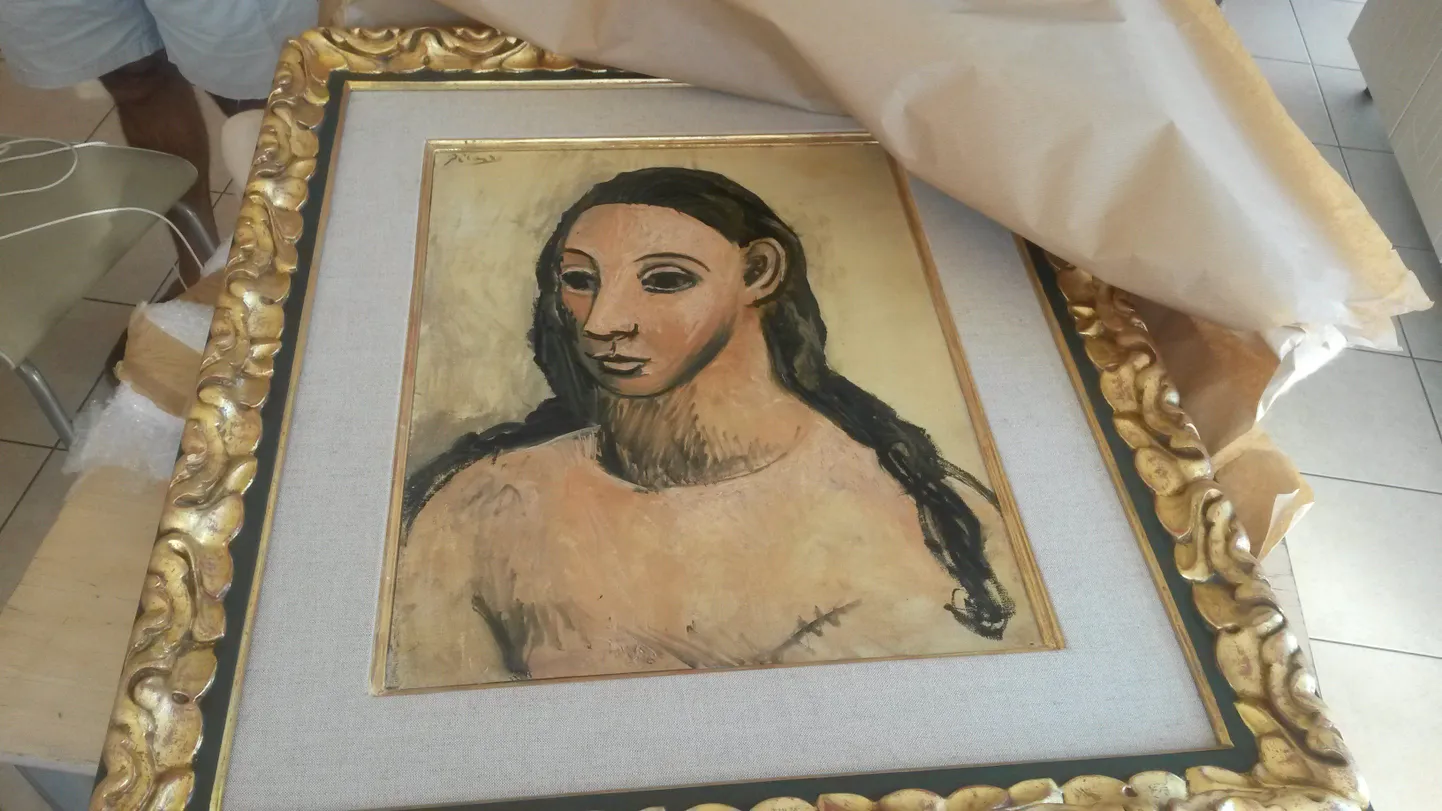 Picasso maal «Noore naise pea».