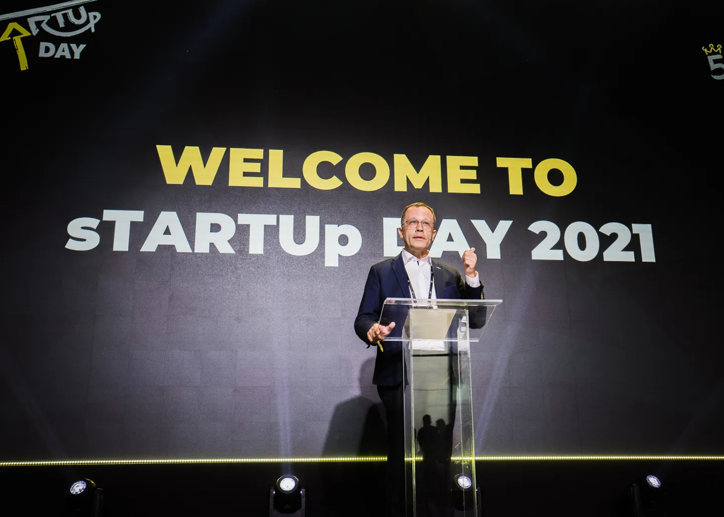 Baltikumi suurima ärifestivali sTARTUp Day.avamine mullu.