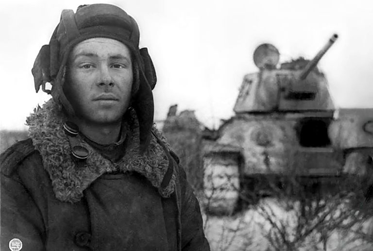 TANKIPOLGU Т-34 mehaanikjuht Mihhail Smirnov 17.01.1944