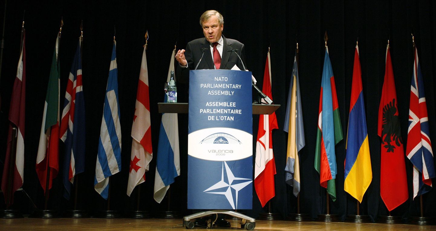 NATO peasekretär Jaap de Hoop Scheffer Valencias.