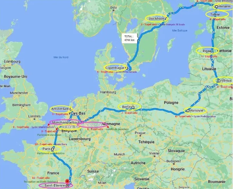 Noored läbisid ratta tutvustamiseks tuhandeid kilomeetreid.