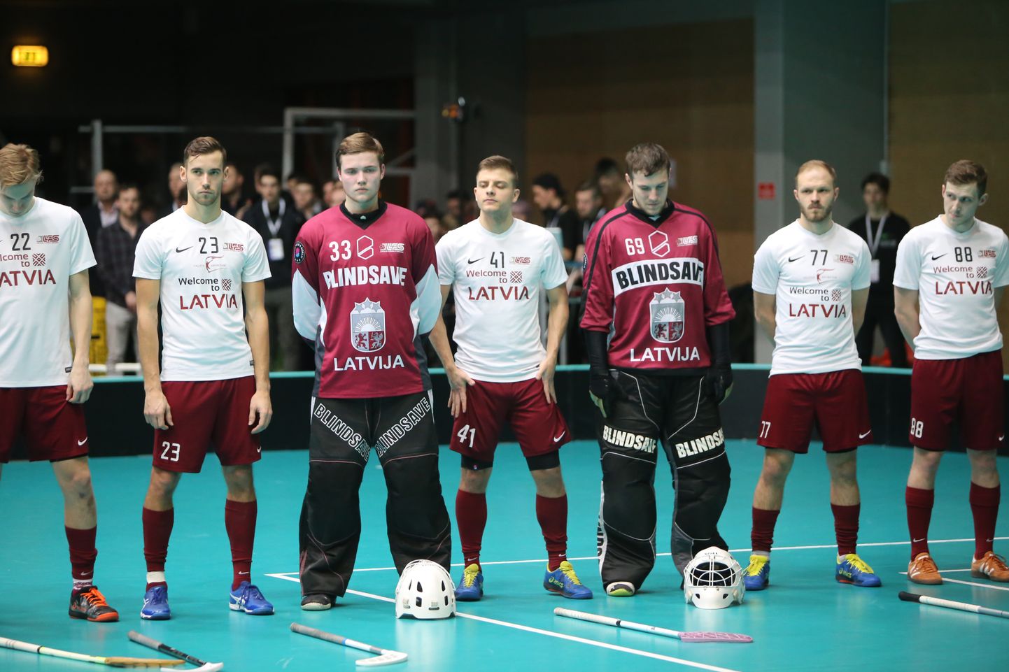 Latvijas florbola izlases spēlētāji