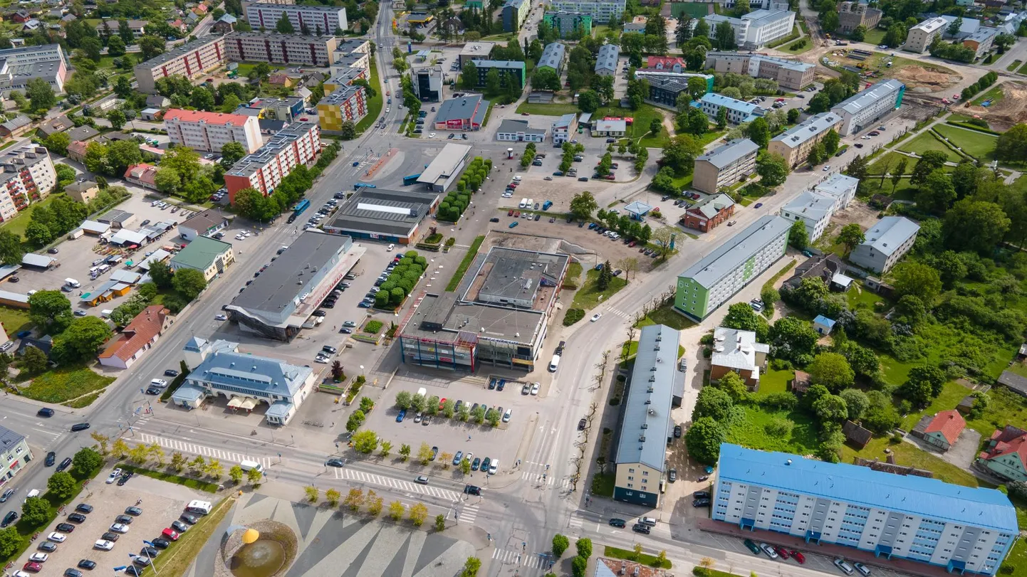 Rakvere keskväljak.