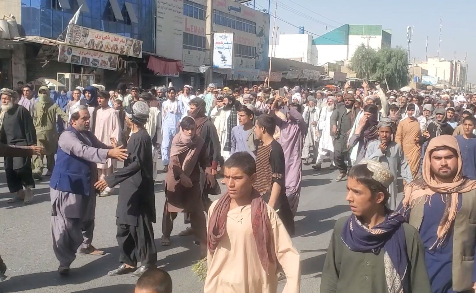  Protests pret Afganistānas jauno talibu režīmu