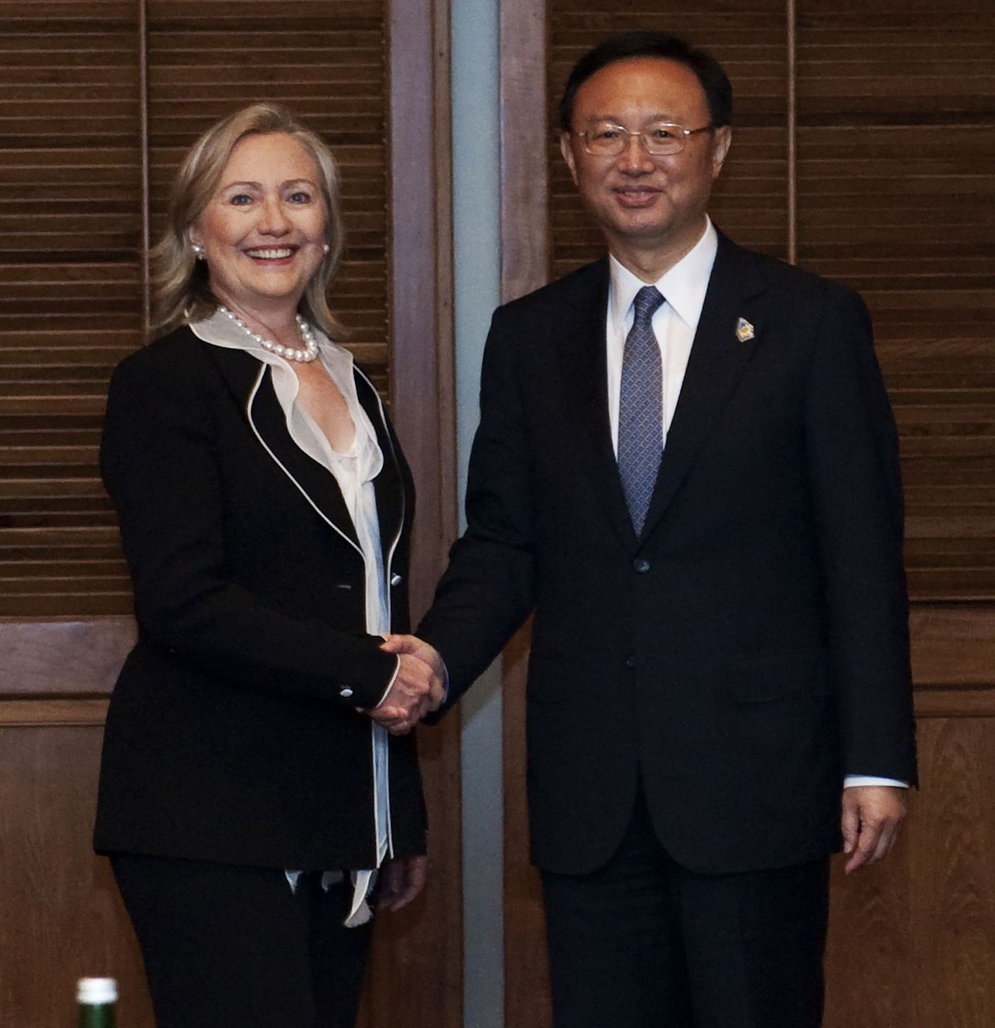 USA välisminister Hillary Clinton ja Hiina välisminister Yang Jiechi