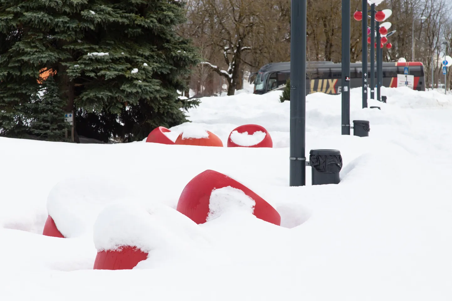 Jaanuari ja veebruari suurte lumetormide ja -sadude järel olid Jõhvi tänavad päevade kaupa lumme mattunud, samal ajal kui teehooldaja väitis, et saab oma tööga hakkama.
