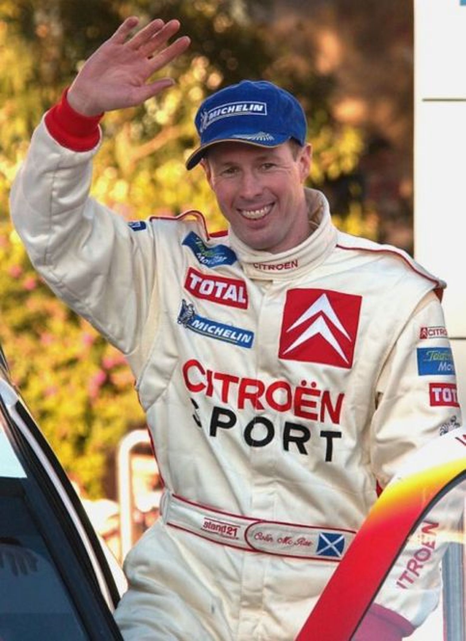 Autoralli maailmameister Colin McRae.
