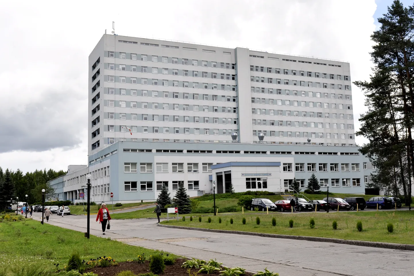 Daugavpils slimnīcas ēka.