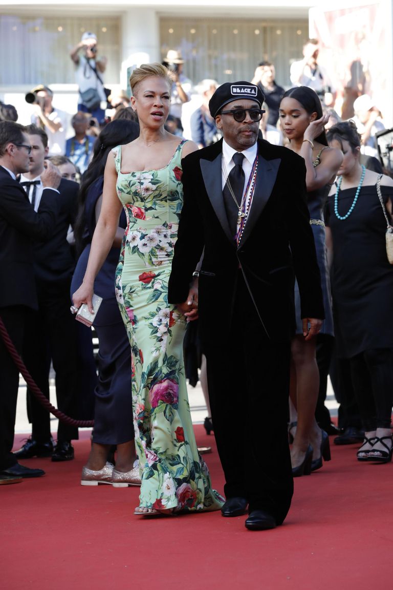 Lilleilu Cannes'i punaselt vaibalt - Tonya Lewis Lee ja tema kaasa Spike Lee.