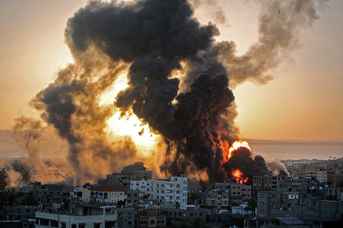 Iisraeli õhulöök Gazale.