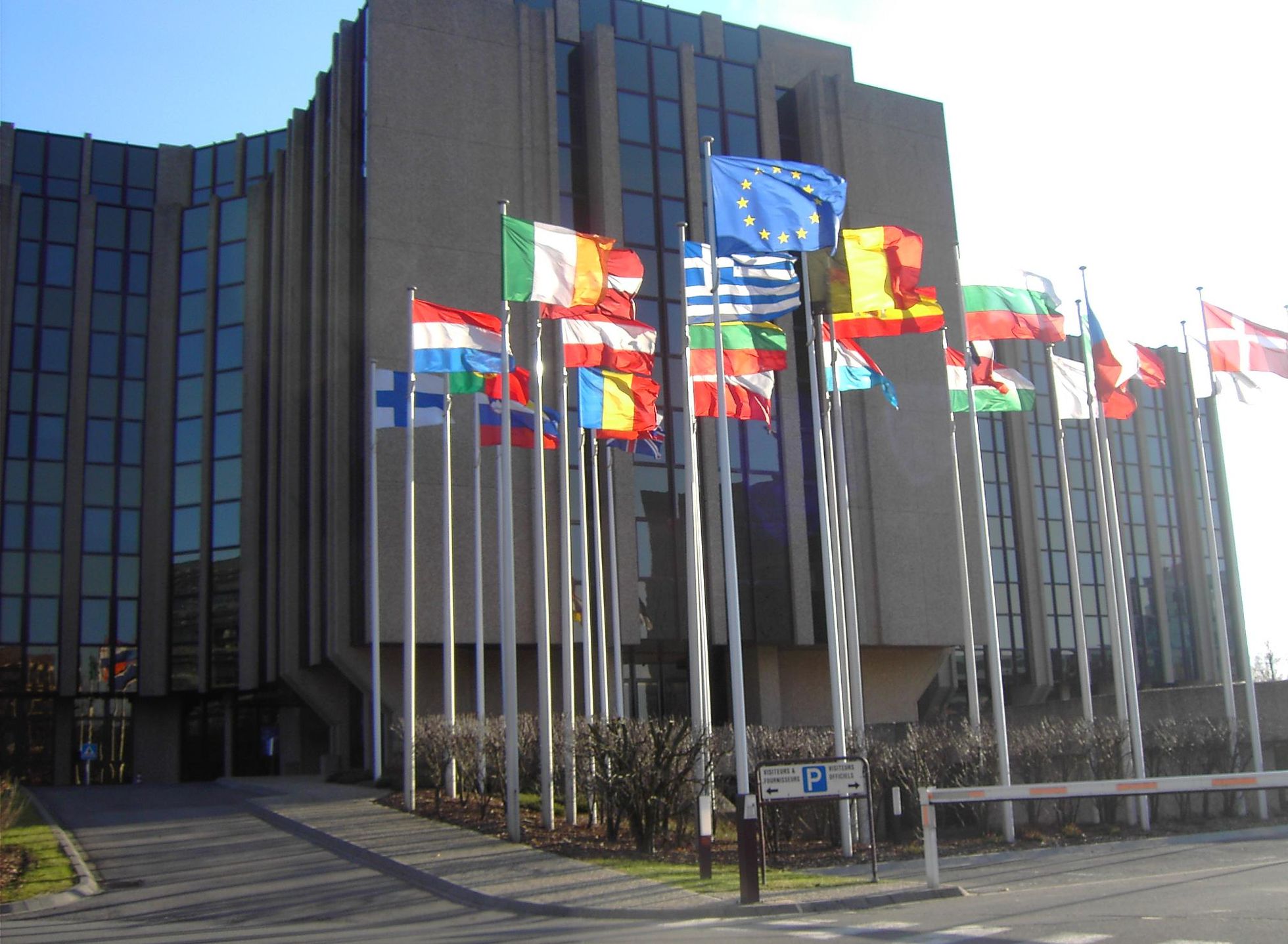 Euroopa Kontrollikoja hoone Luxembourgis.
