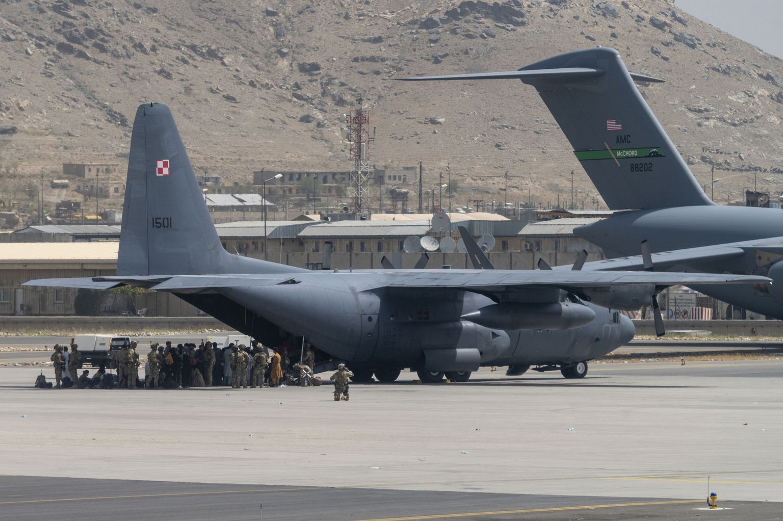 Kabuli lennuväljal.