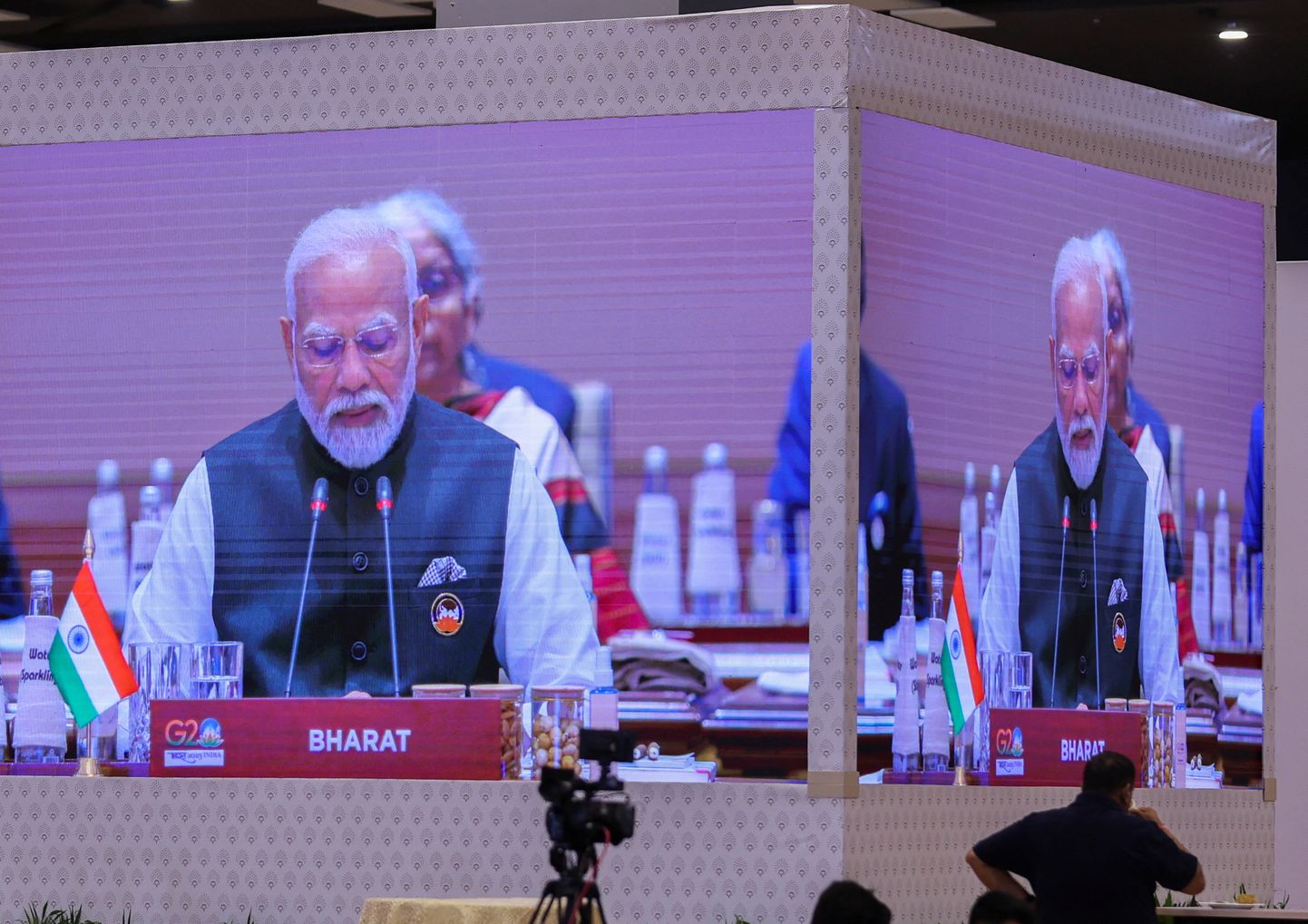 India peaminister Narendra Modi G20 tippkohtumisel New Delhis