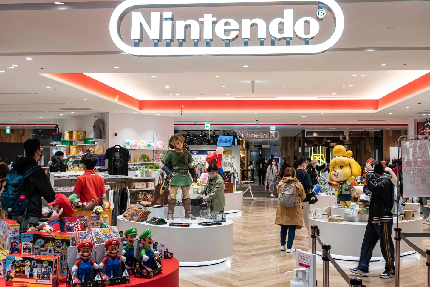 Магазин Nintendo в Токио.
