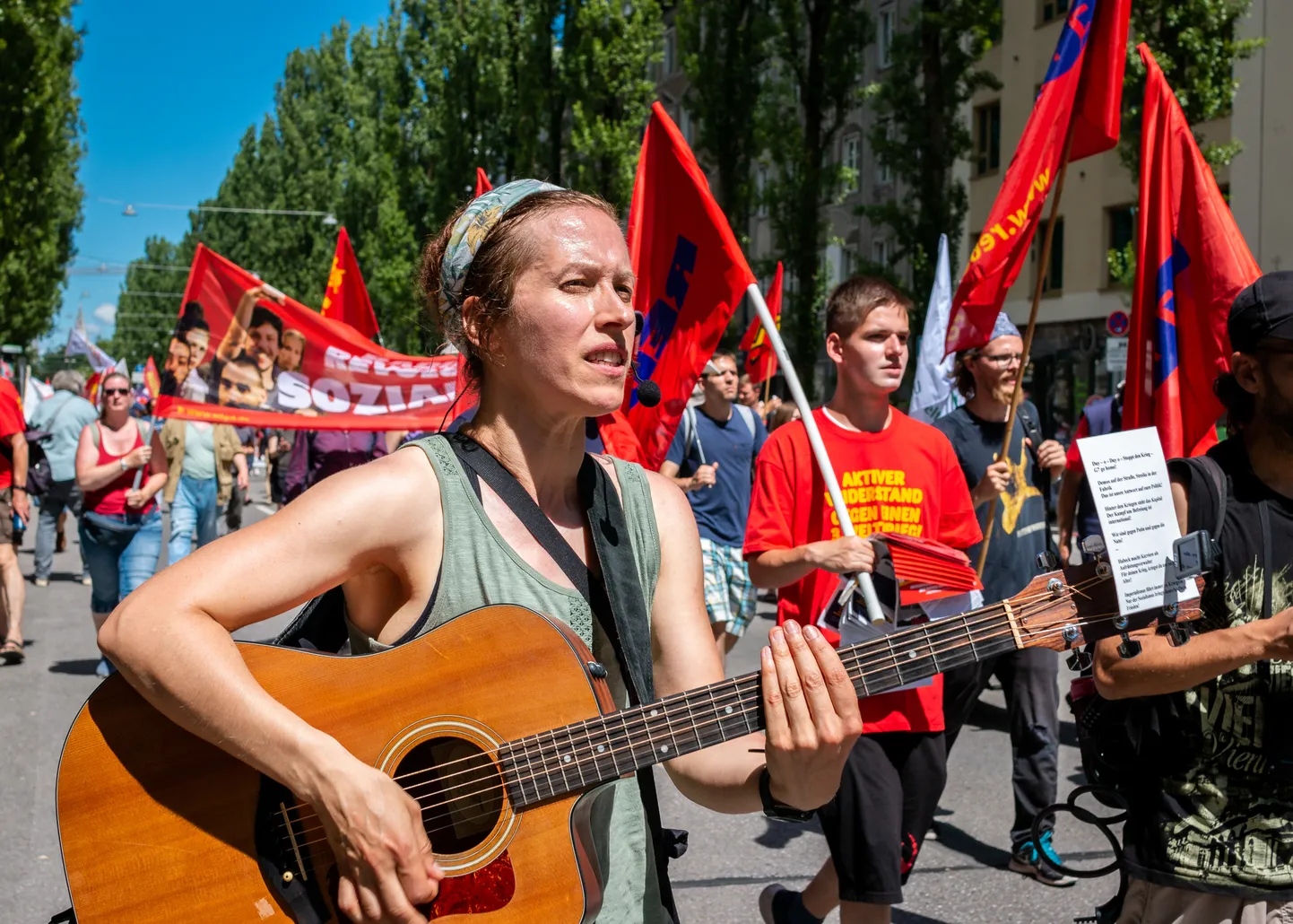 G7 tippkohtumise protestid Münchenis Saksamaal