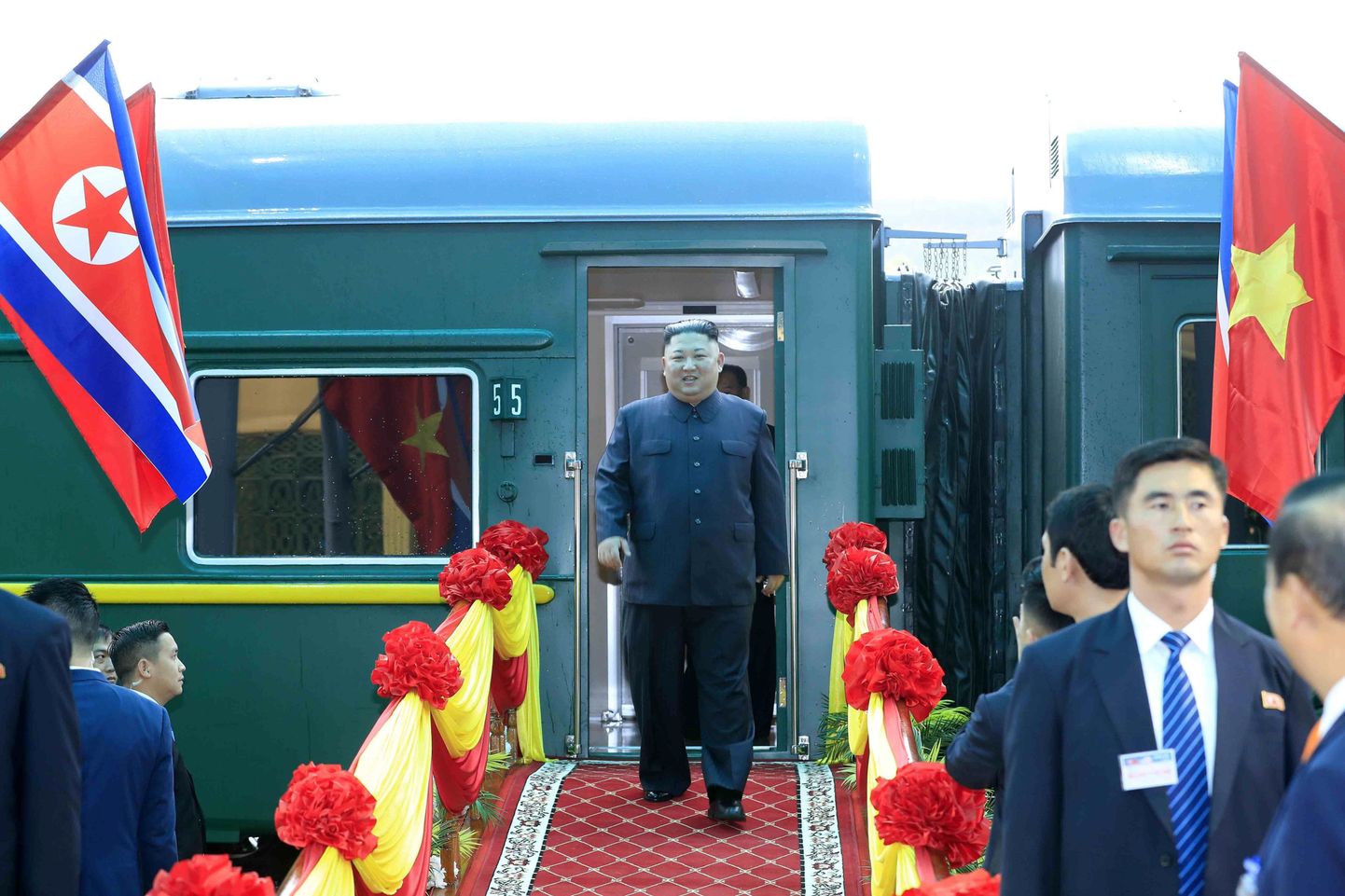 Põhja-Korea liider Kim Jong-un saabus 26. veebruaril Vietnamisse Dong Dangi