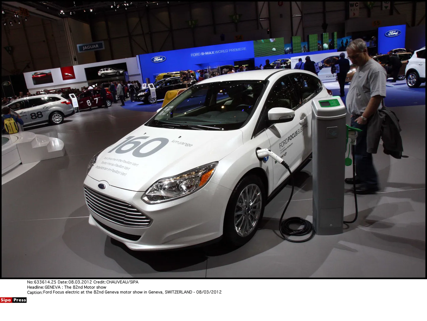 Ford Focus Electric Geneva autonäitusel.