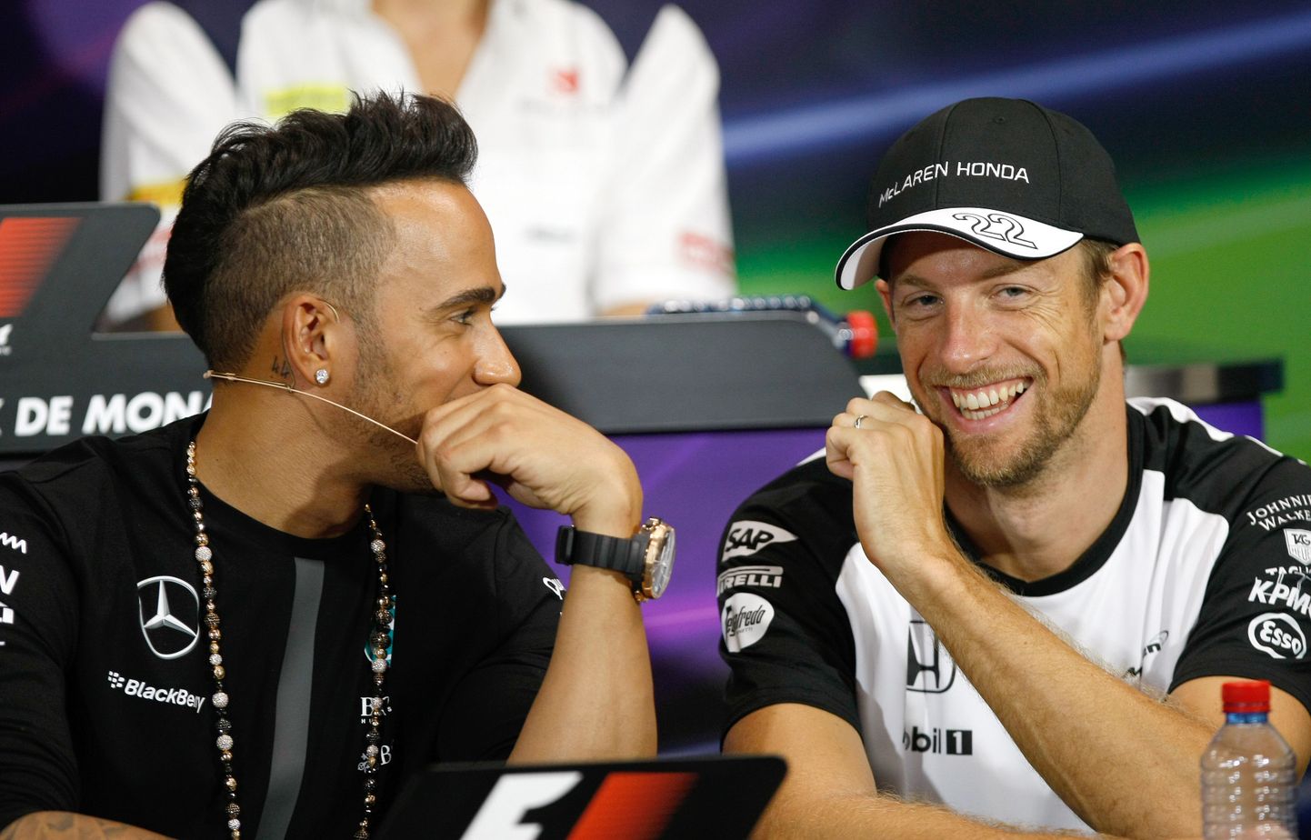 Lewis Hamilton ja Jenson Button.