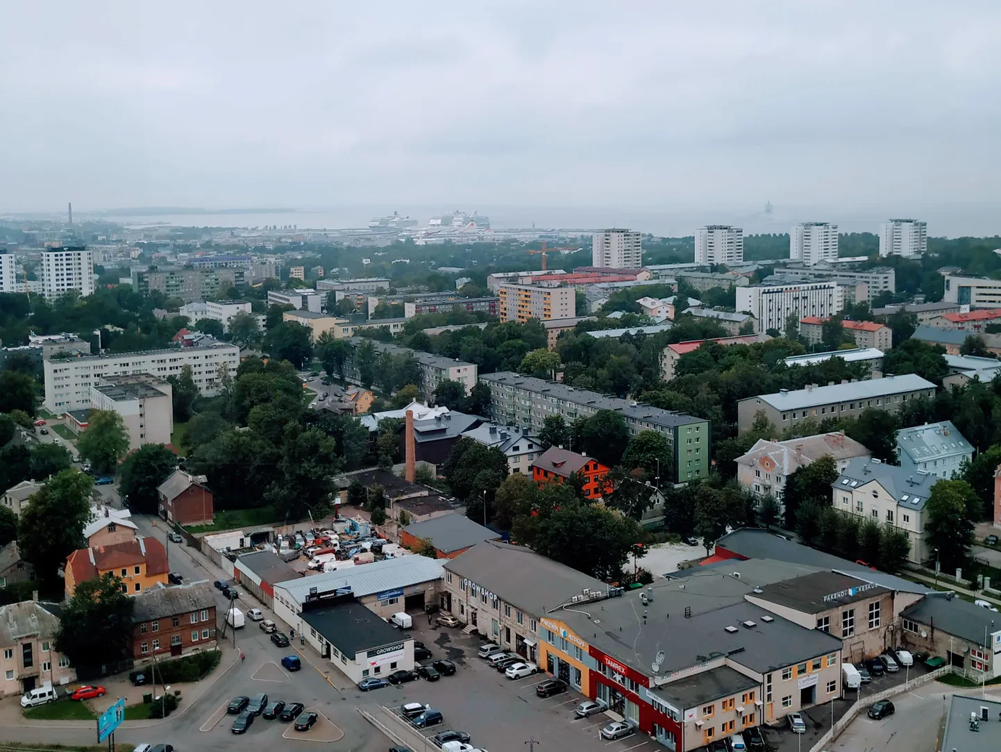 Вид на Таллинн. Снимок иллюстративный.