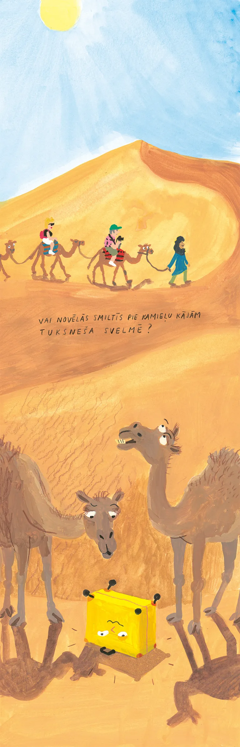 Grāmatas "Ceļotājs čemodāns" iekšskats.