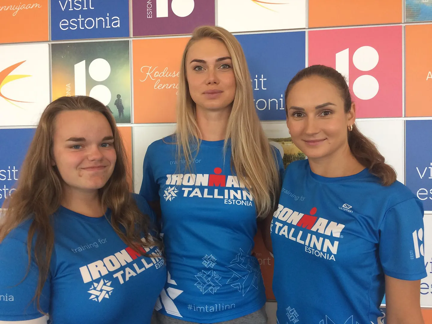 Täispika triatloni rajale läheb laupäeval Tallinnas ka järvalase Jüri Hiiemäe algatusel kokku pandud naiskond FreeSpirit, mille moodustavad Heli Hiiemäe (vasakult), Saskia Alusalu ja Kaisa Kukk.