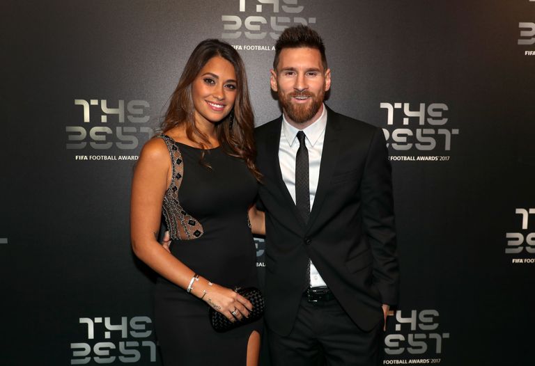 Lionel Messi ja ta naine Antonella Roccuzzo