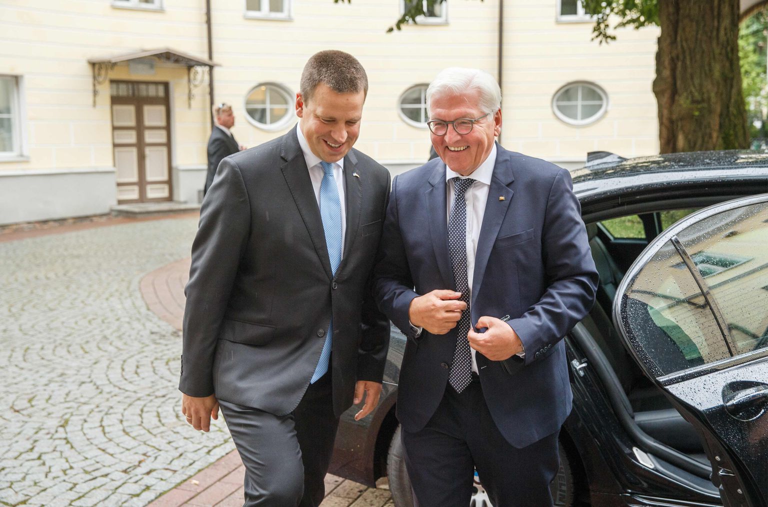 Jüri Ratas ja Saksamaa president Frank-Walter Steinmeier.