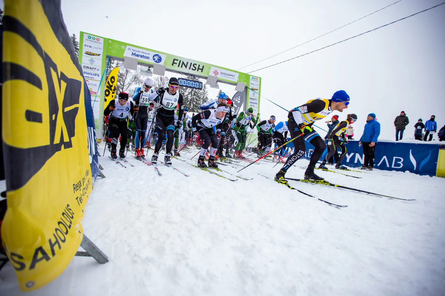 Tamsalu-Neeruti maratoni start.