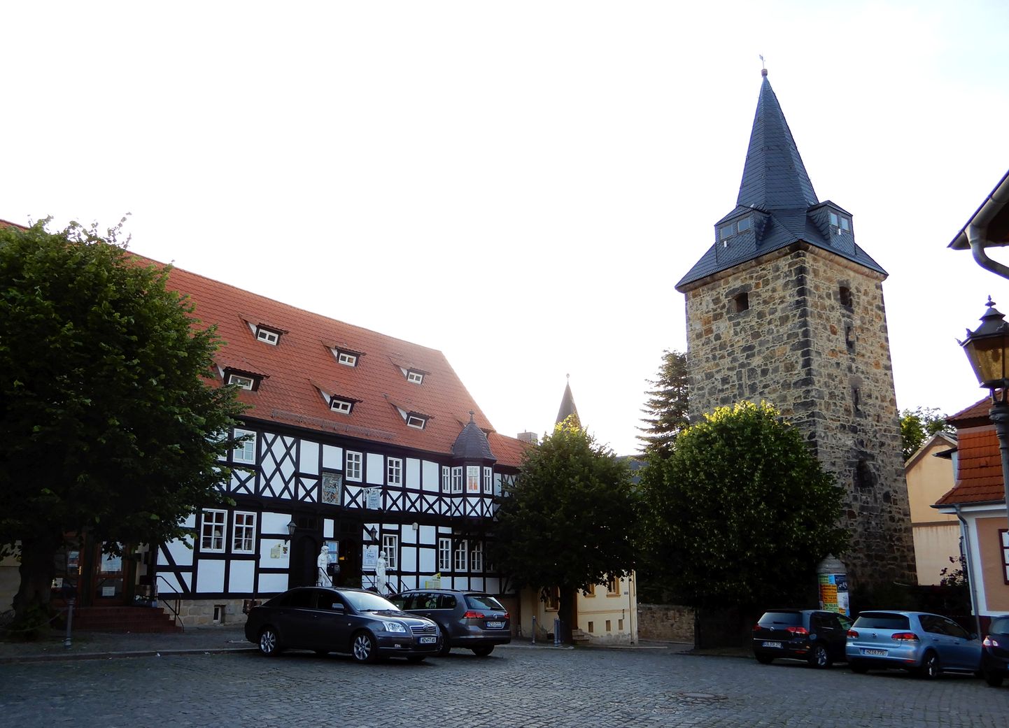 Saksamaal asuva Ballenstedti linna turuplats.