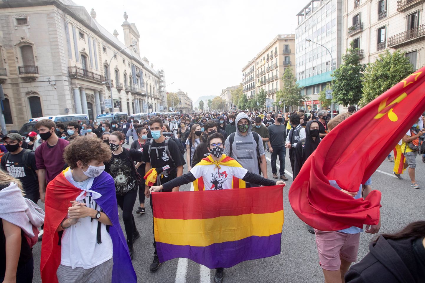 Kuningakoja vastased Barcelonas 9. oktoober 2020.