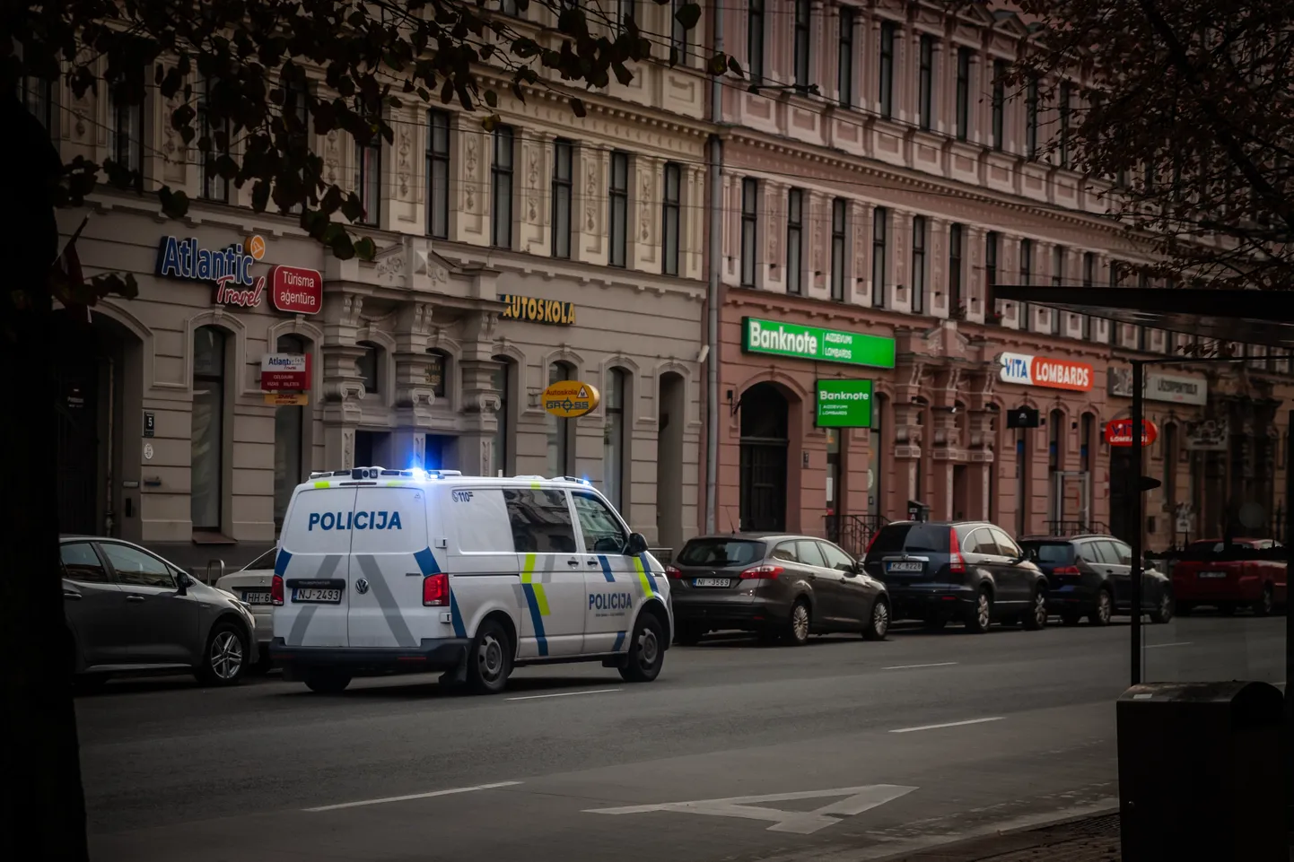 Policijas auto. Ilustratīvs attēls