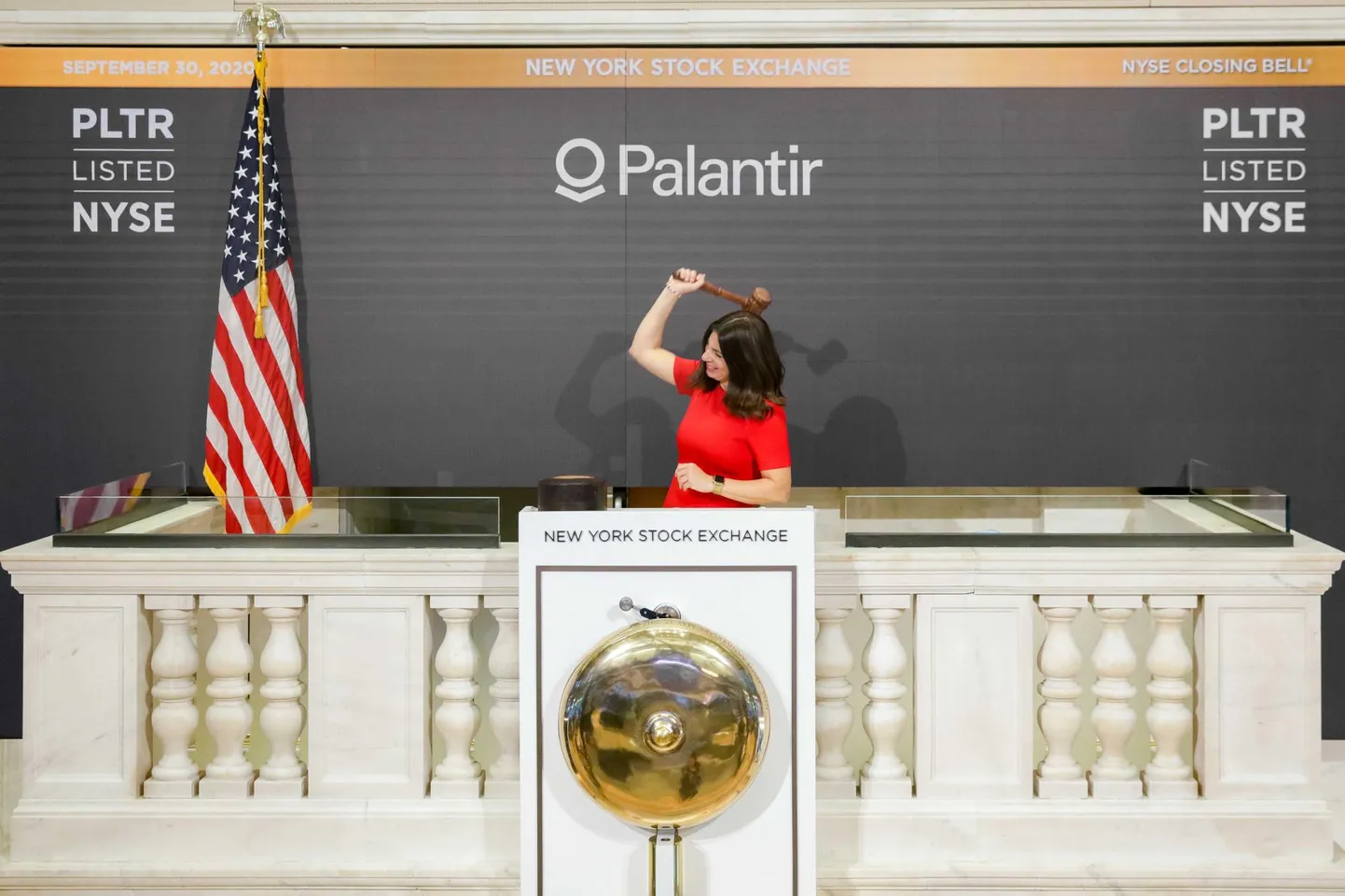 New Yorgi börsi juht lööb Palantirile börsikella. 