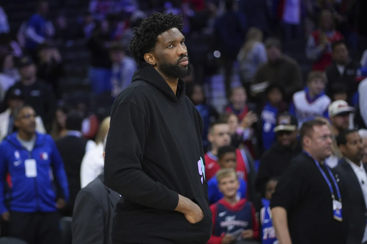 Philadelphia 76ersi tsenter Joel Embiid.