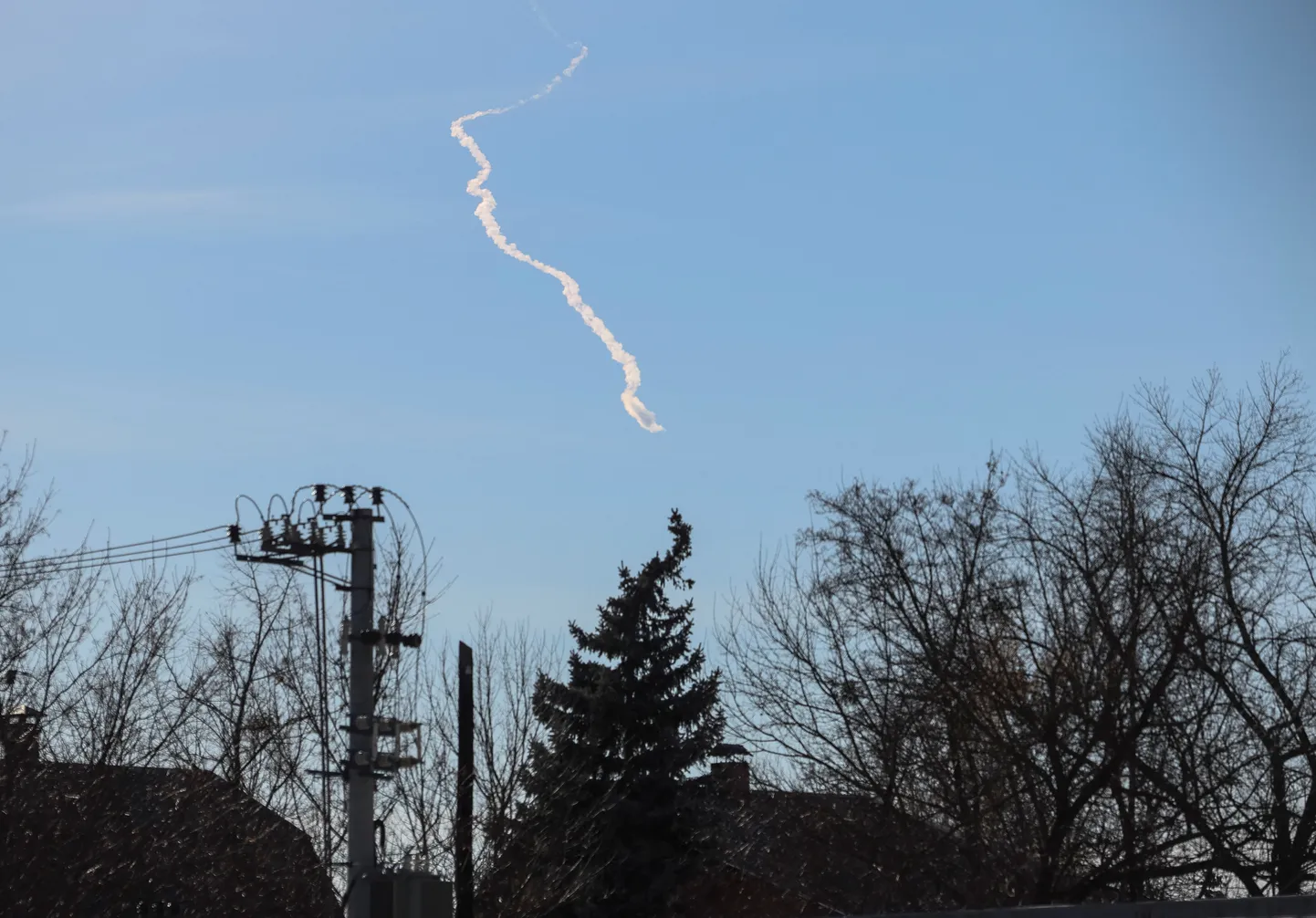 Raketijälg Kiievi lähistel.
