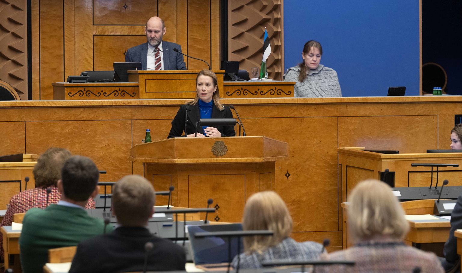 Премьер-министр Эстонии Кая Каллас 22 ноября представила Рийгикогу обзор политики правительства в направлении Европейского союза.