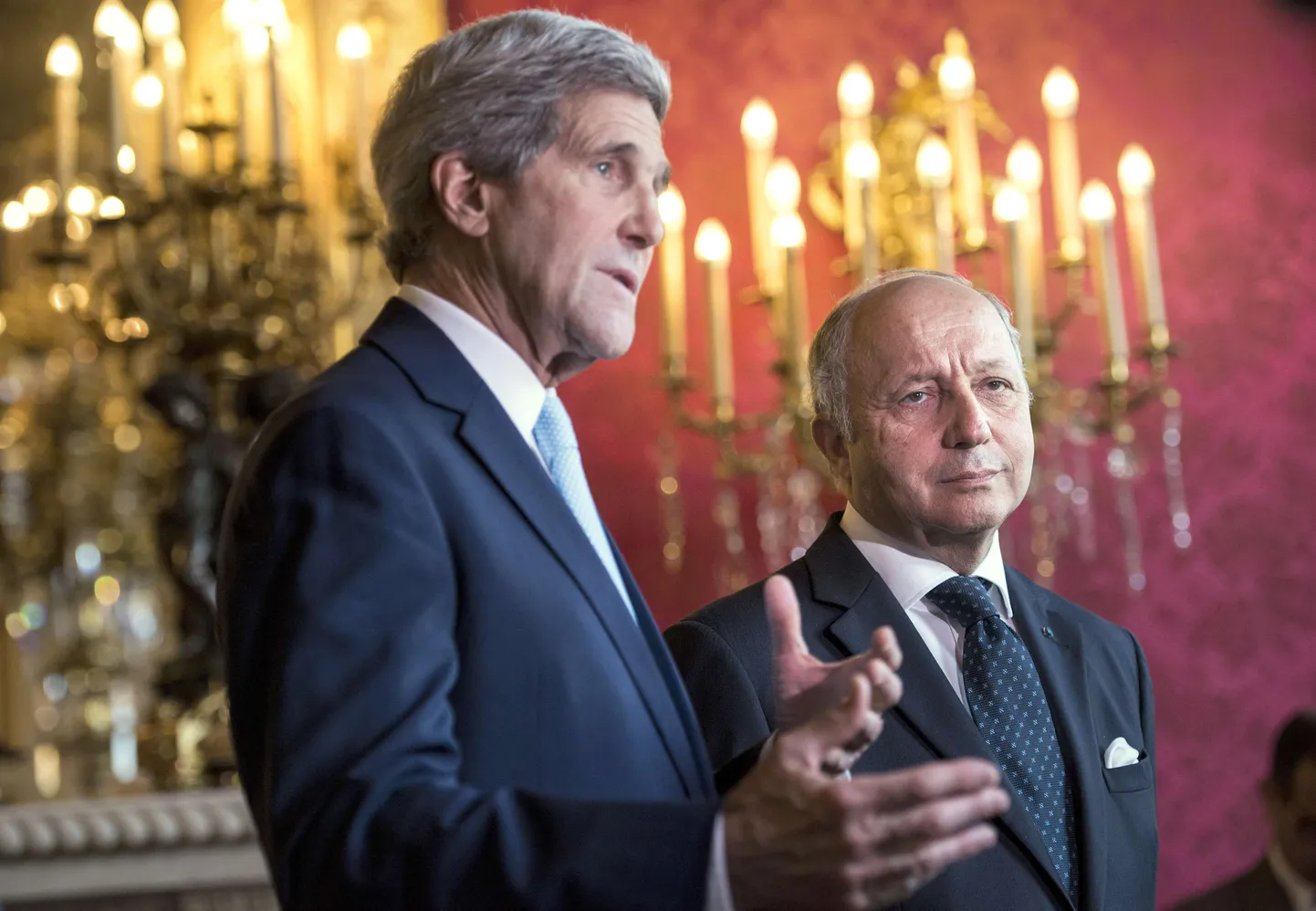 USA välisminister John Kerry ja Prantsusmaa välisminister Laurent Fabius.