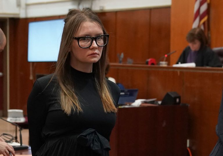 Анна Сорокина в суде Нью-Йорка, 2019 год.