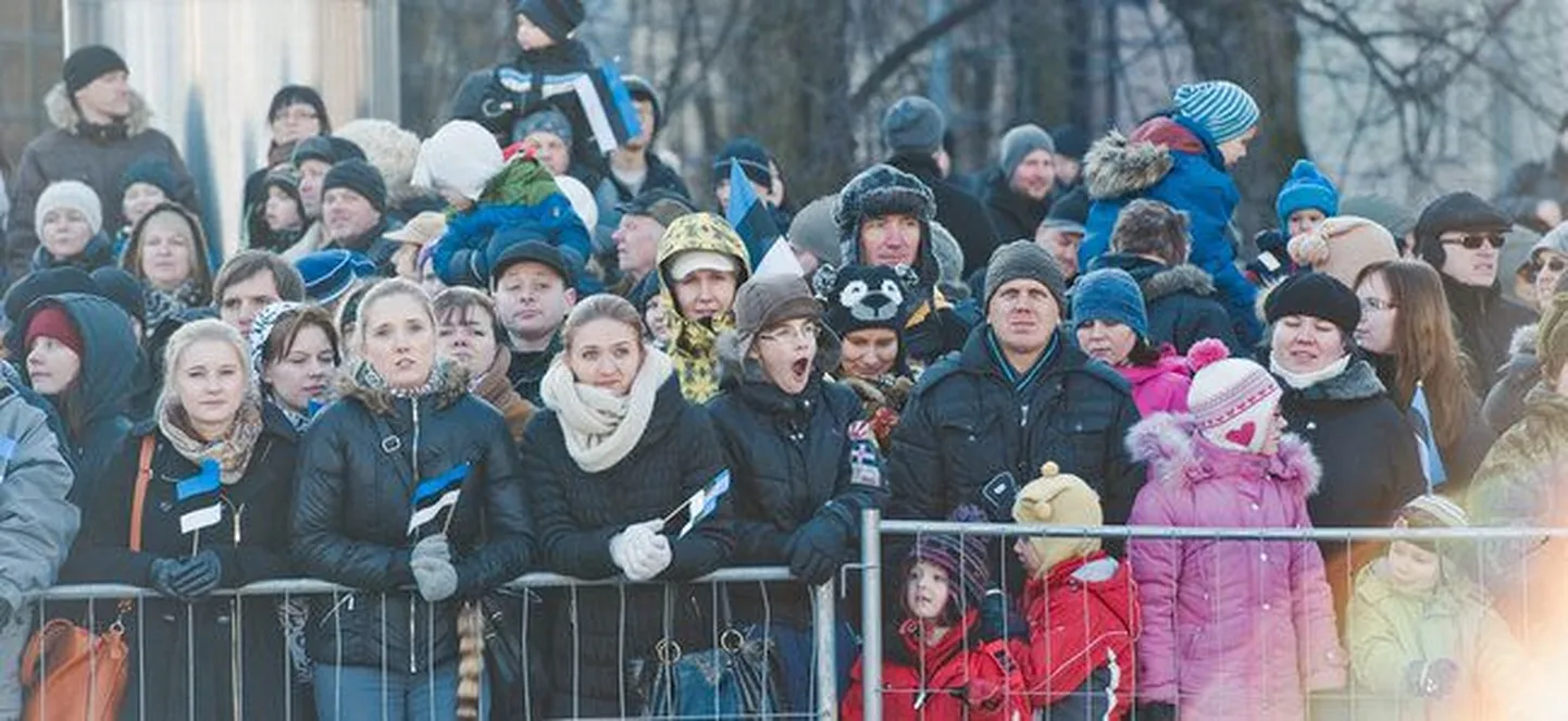 Парад по случаю 95-летия Эстонской Республики