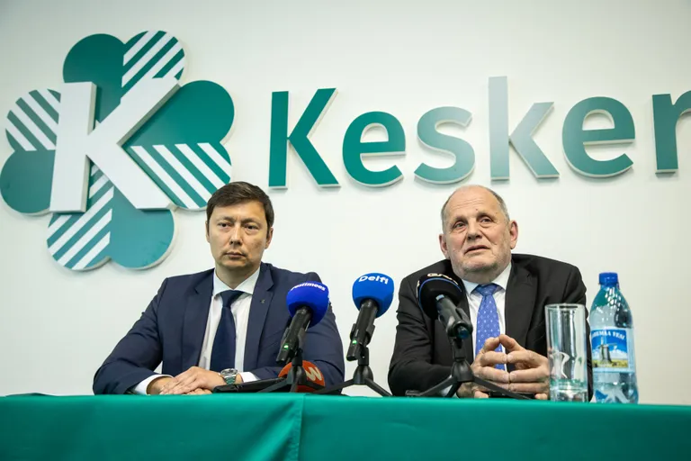 Михаил Кылварт и Пеэтер Эрнитс, Таллинн, 14 мая 2025 года.