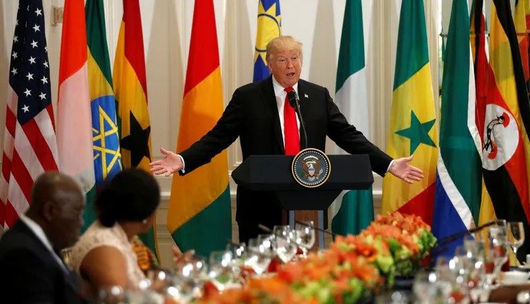 Donald Trump Aafrika liidritega kohtumisel / KEVIN LAMARQUE/REUTERS/Scanpix