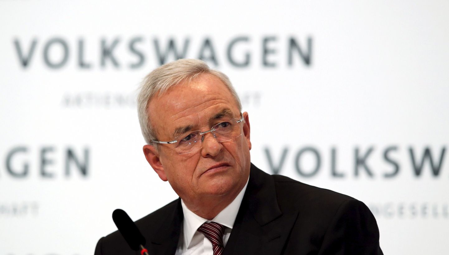 Volkswageni endine tegevjuht Martin Winterkorn, kellelt autofirma nõuab emissiooniskandaali eest kahjutasu.