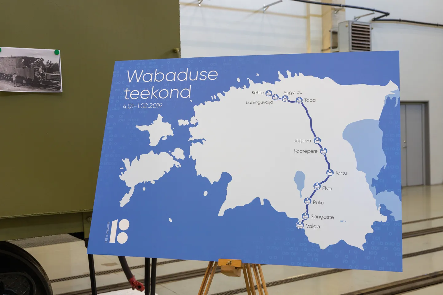 Soomusrong nr 7 Wabadus koos rändnäitusega alustab jaanuaris Wabaduse teekonda.