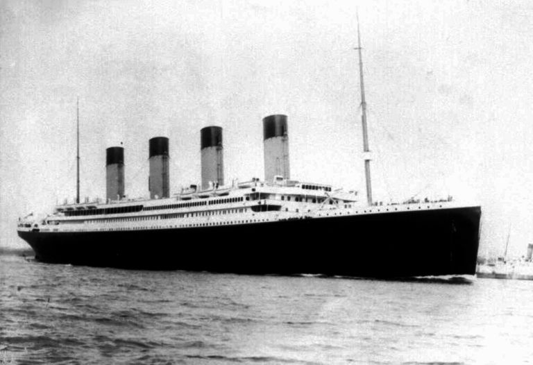 Трансатлантический пароход «Титаник».