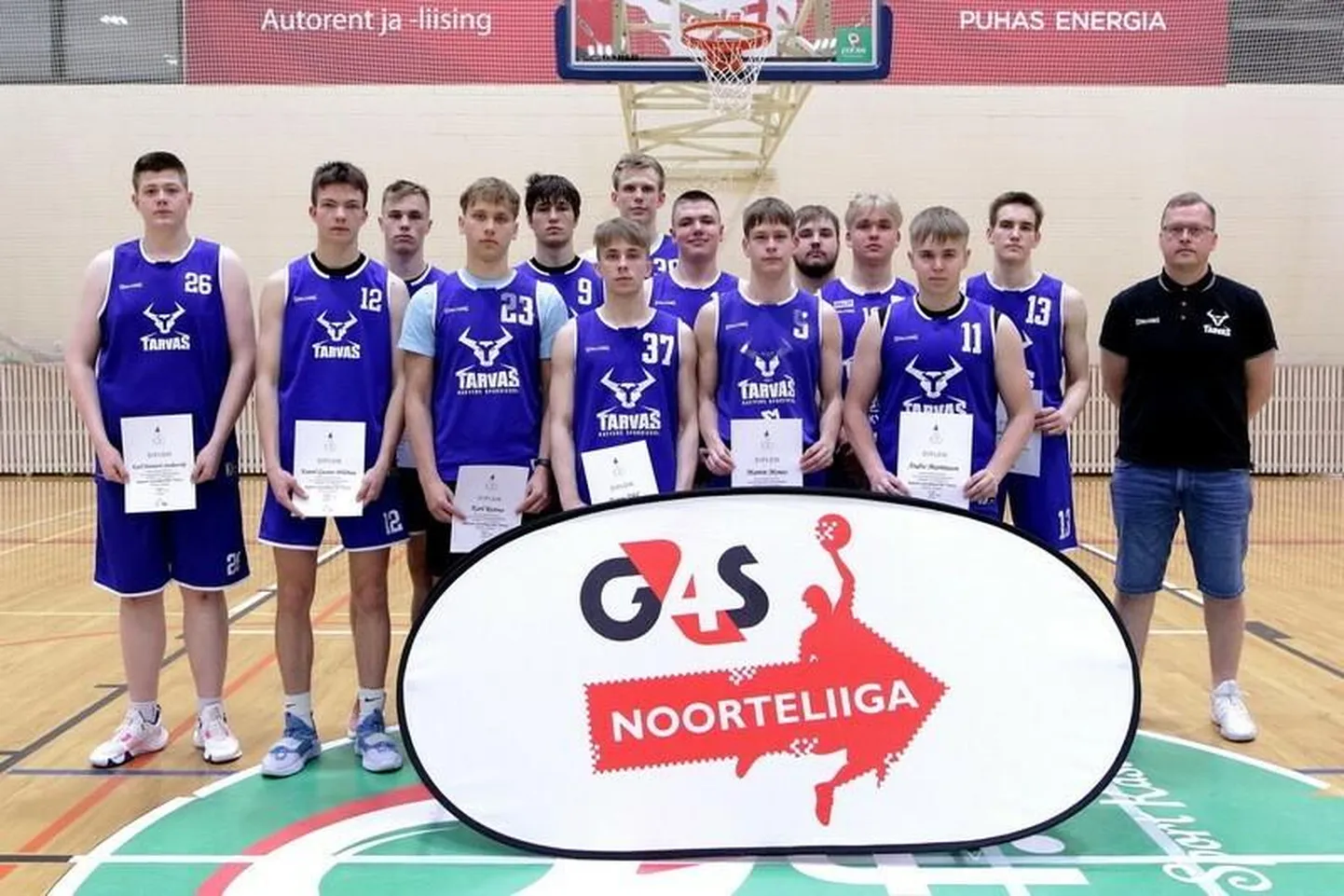 Rakvere Spordikool/BC Tarva U18 noormehed said finaalturniiril kaks kaotust ja tulid hooaja kokkuvõttes neljandaks.