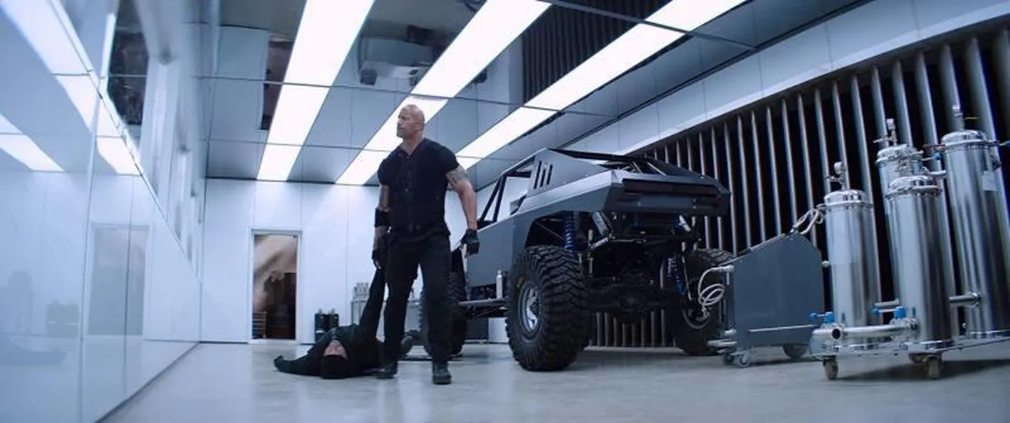 Kaader filmist "Kiired ja vihased: Hobbs ja Shaw"