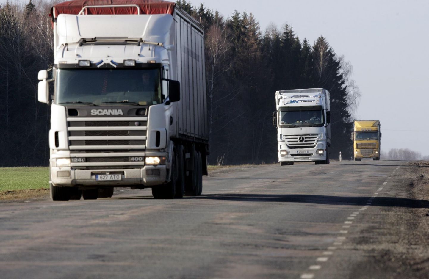 Eesti Rahvusvaheliste Autovedajate Assotsiatsioon pöördus valitsuse poole, et leida lahendusi transpordisektori keerulisele hetkeseisule. Foto on illustratiivne.